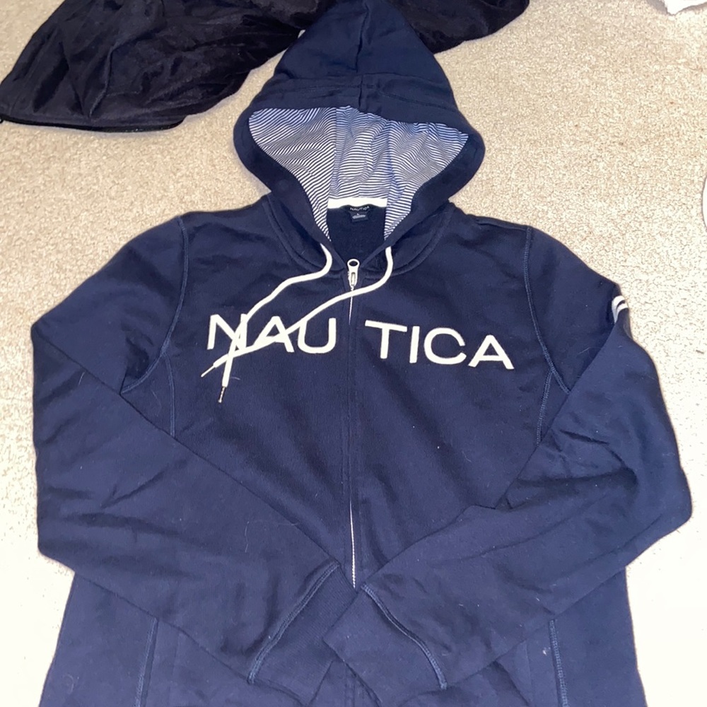 Nautica blue hoodie